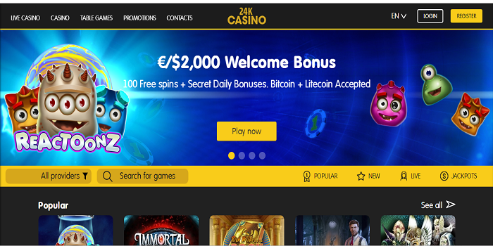 Casino games free signup bonus