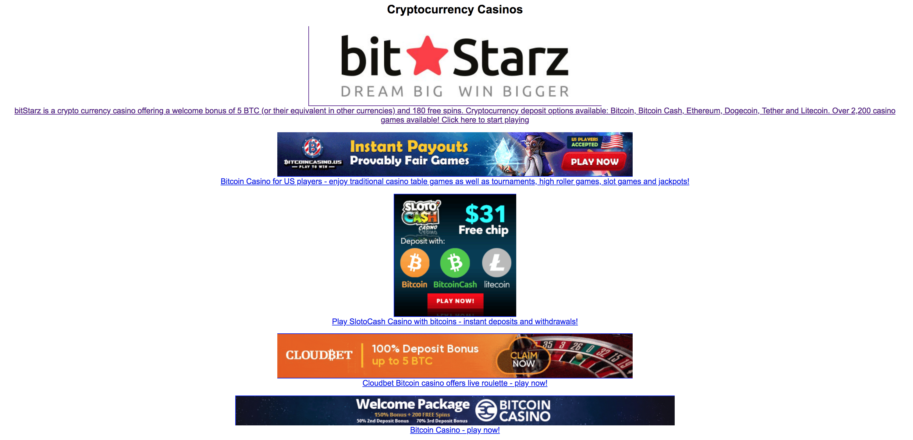 Bitcoin casino games free online bitcoin slots